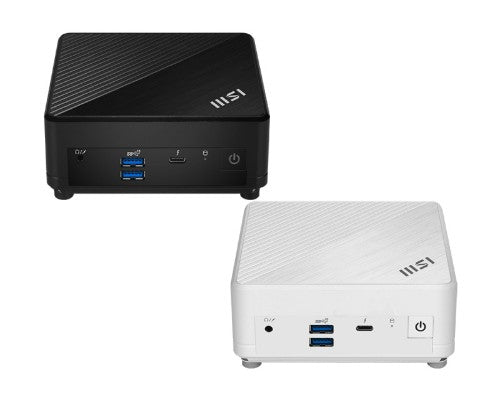 MSI Cubi 12M-016BUS Intel® Core™ i7 i7-1255U DDR4-SDRAM HDD+SSD Workstation Black, White