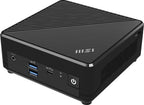 MSI CUBI N ADL S-055BUS PC/workstation barebone 0.69L sized PC Black N100