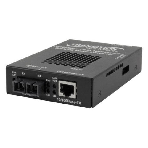 Transition Networks SBFTF1039-105 network media converter 100 Mbit/s 1300 nm Multi-mode Black