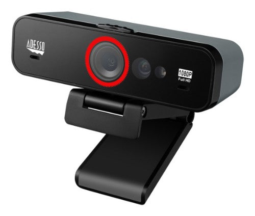 Adesso CyberTrack F1 webcam 2.1 MP 1920 x 1080 pixels USB 2.0 Black