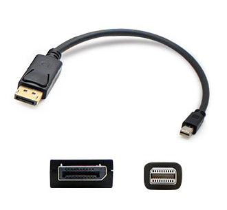 AddOn Networks MINIDP2DPMM6-5PK DisplayPort cable 71.7" (1.82 m) Mini DisplayPort Black