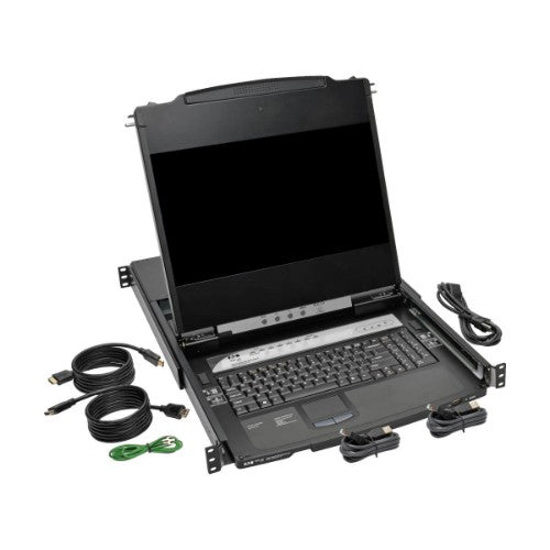Tripp Lite B030-008-17-IP KVM switch Rack mounting Black