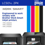 Brother LC501XL2PKS ink cartridge 2 pc(s) Original High (XL) Yield Black
