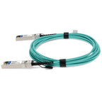 AddOn Networks JD092B-AOC5M-AO InfiniBand/fibre optic cable 196.9" (5 m) SFP+ Aqua color