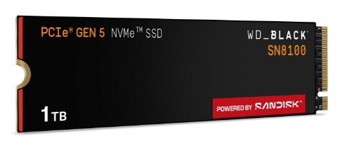 Western Digital Black WD_BLACK SN8100 NVMe 1 TB M.2 PCI Express 5.0 TLC 3D NAND