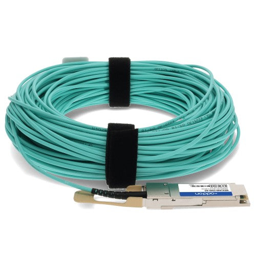 AddOn Networks MFA1A00-E040-AO InfiniBand/fibre optic cable 1574.8" (40 m) QSFP28 AOC Aqua color