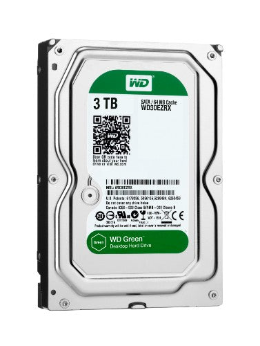 Western Digital WD Caviar Green internal hard drive 3 TB 5400 RPM 64 MB 3.5" Serial ATA