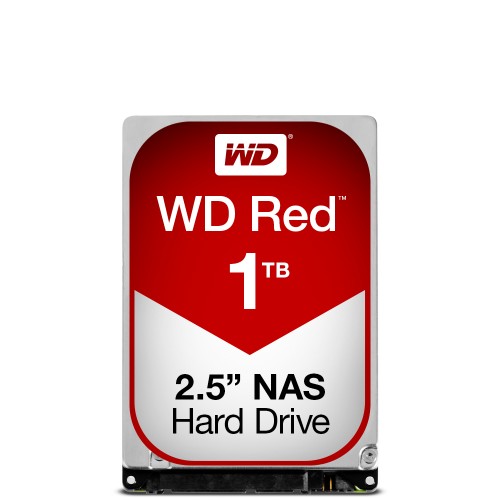 Western Digital Red internal hard drive 1 TB 5400 RPM 16 MB 2.5" Serial ATA III