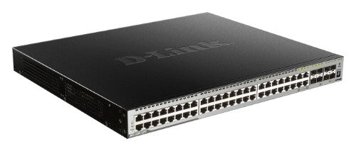 D-Link DGS-3630-52PC/SI network switch Managed L3 Gigabit Ethernet (10/100/1000) Power over Ethernet (PoE) Black, Gray