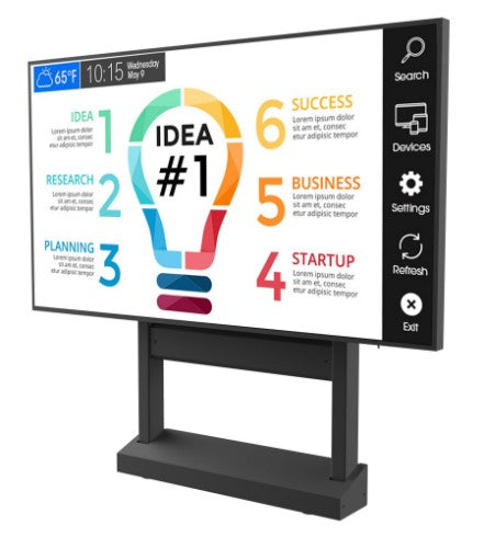 Peerless SS598ML3 signage display mount 86" Black