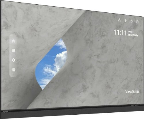 Viewsonic LDP136-071C signage display 136" LED Wi-Fi 600 cd/m² 4K Ultra HD Black Built-in processor Android 9