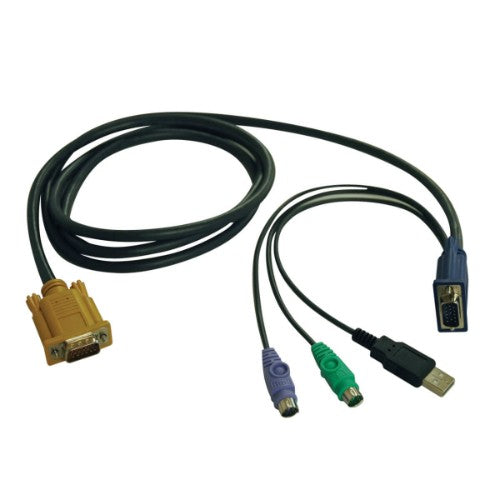 Tripp Lite P778-015 KVM cable Black 179.9" (4.57 m)