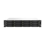 QNAP TS-1264U-RP NAS Rack (2U) Intel® Celeron® 8 GB DDR4 0 TB QNAP QTS Aluminum, Black