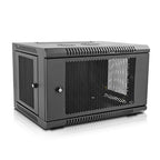 V7 RMWC6U-1N rack cabinet 6U Wall mounted rack Black