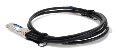AddOn Networks QDD-400-CU3M-AO InfiniBand/fibre optic cable 118.1" (3 m) QSFP-DD DAC Black, Stainless steel