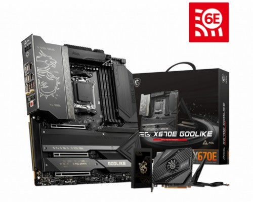 MSI MEG X670E GODLIKE motherboard AMD X670 Socket AM5 Extended ATX