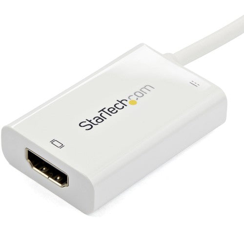 StarTech.com CDP2HDUCPW USB graphics adapter 3840 x 2160 pixels White