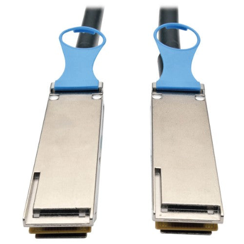 Tripp Lite N282-20N-28-BK InfiniBand/fibre optic cable 19.7" (0.5 m) QSFP+ Black