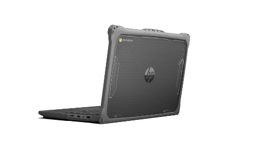 MAXCases EXTREME SHELL-F2 SLIDE CASE FOR HP FORTIS X360 CHROMEBOOK G5 11 (GRAY/CLEAR) Shell case
