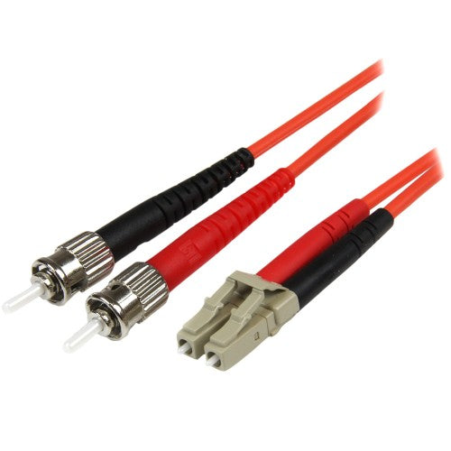 StarTech.com 50FIBLCST1 InfiniBand/fibre optic cable 39.4" (1 m) LC ST Orange