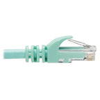 Tripp Lite N261-007-AQ networking cable Turquoise 83.9" (2.13 m) Cat6a