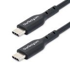 StarTech.com USB2CC10FBKE USB cable USB 2.0 118.1" (3 m) USB C 0.48 Gbit/s 60 W Black