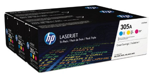 CF370AM (305A) Toner MultiPack, 2.6K pages, Pack qty 3
