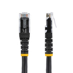 StarTech.com C6PATCH100BK networking cable Black 1200" (30.5 m) Cat6 U/UTP (UTP)