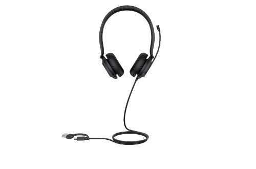 Yealink UH35 Dual UC USB-C/A Headset Wired Head-band Office/Call center USB Type-C / USB Type-A Black