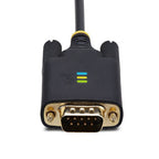StarTech.com 2P6FFC-USB-SERIAL cable gender changer USB-A 2 x DB-9 RS-232 Black, Gray