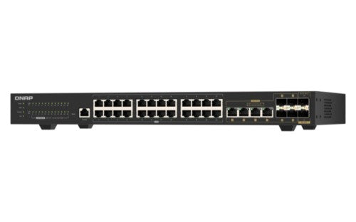 QNAP QSW-M2130-4C2S24T-US network switch Managed L2 2.5G Ethernet (100/1000/2500) 1U Black