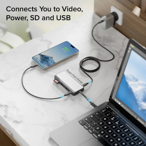 ALOGIC Fusion Pro TOUR Wired USB 3.2 Gen 1 (3.1 Gen 1) Type-C Gray