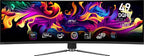 MSI MPG 491CQP QD-OLED computer monitor 49" 5120 x 1440 pixels Dual WQHD Black