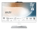 MSI Modern AM242TP 1M-1200US Intel Core 3 100U 23.8" 1920 x 1080 pixels Touchscreen All-in-One PC 8 GB DDR5-SDRAM 512 GB SSD Windows 11 Home Wi-Fi 6E (802.11ax) White