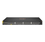 HPE Aruba Networking Aruba 6100 48G Class4 PoE 4SFP+ 370W Managed L3 Gigabit Ethernet (10/100/1000) Power over Ethernet (PoE) 1U Black