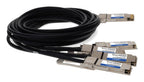 AddOn Networks ADD-Q4AR4Q56MX-P2-5M InfiniBand/fibre optic cable 98.4" (2.5 m) QSFP-DD 4x QSFP56 DAC Black