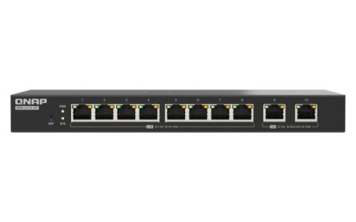 QNAP QSW-L2110-10T-US network switch Managed Desktop Black