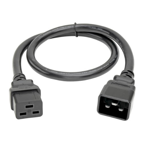 Tripp Lite P036-002 power cable Black 24" (0.61 m) C19 coupler C20 coupler