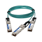 AddOn Networks MFS1S50-H005V-AO InfiniBand/fibre optic cable 196.9" (5 m) QSFP56 2x QSFP56 AOC Aqua color
