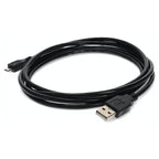AddOn Networks USB2MICROUSB1 USB cable USB 2.0 11.8" (0.3 m) USB A Micro-USB B Black