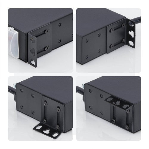 StarTech.com 1415B8H-RACK-PDU-SP power distribution unit (PDU) 14 AC outlet(s) 1U Black