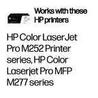 CF253XM (201X) Toner MultiPack, 2.3K pages, Pack qty 3