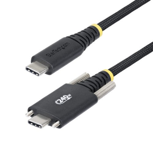StarTech.com S2CEPR3M-USBSL-CABLE USB cable USB 2.0 118.1" (3 m) USB C 0.48 Gbit/s 240 W Black