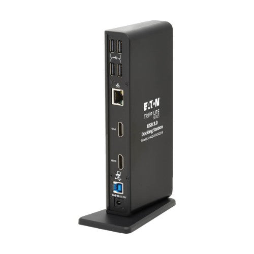 Tripp Lite U442-DOCK22-B laptop dock/port replicator Wired USB 3.2 Gen 1 (3.1 Gen 1) Type-B Black