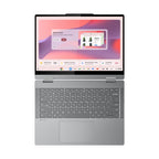 Lenovo Chrome 2in1 14IRU10 Intel Core 5 120U Chromebook 14" Touchscreen WUXGA 8 GB LPDDR5-SDRAM 128 GB UFS Wi-Fi 6E (802.11ax) ChromeOS Gray