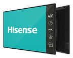 Hisense 43DM66D signage display Digital A-board 43" Wi-Fi 500 cd/m² Full HD Black Android 11 24/7