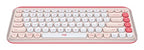 Logitech 920-013049 keyboard Universal Bluetooth QWERTY English Rose