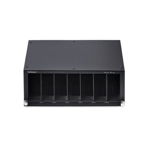 StarTech.com MCM7-MEDIA-CHASSIS network equipment chassis Black