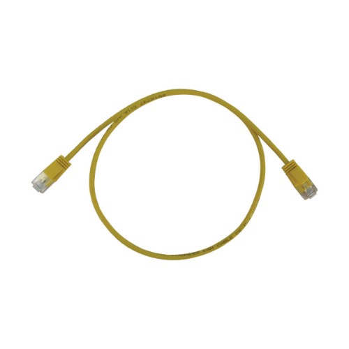 Tripp Lite N261-S03-YW networking cable Yellow 35.8" (0.91 m) Cat6a U/UTP (UTP) Round