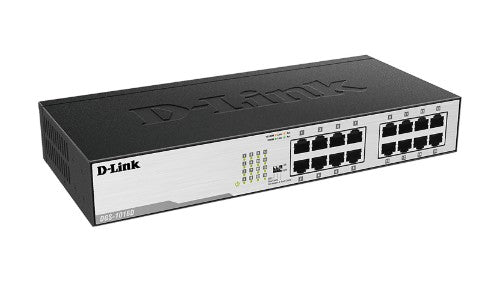 D-Link DGS-1016D network switch Unmanaged Gigabit Ethernet (10/100/1000) 1U Black, Silver - Buy IT Solutions
